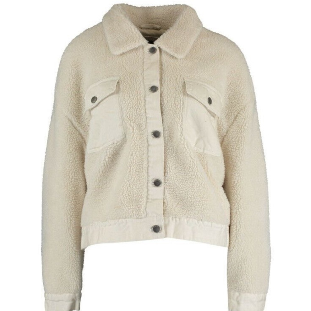 NWT Stoosh Sherpa Denim Jacket